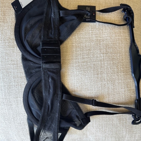 Tommy Hilfiger Black Mesh Bra - Picture 2 of 5